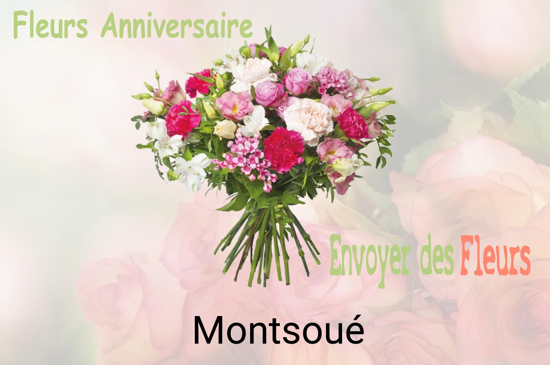 Bouquet de fleurs d’anniversaire livré à Montsoué