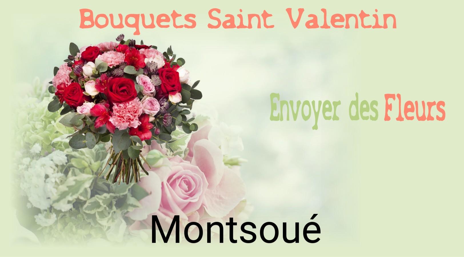 Roses de Saint-Valentin livrées à Montsoué
