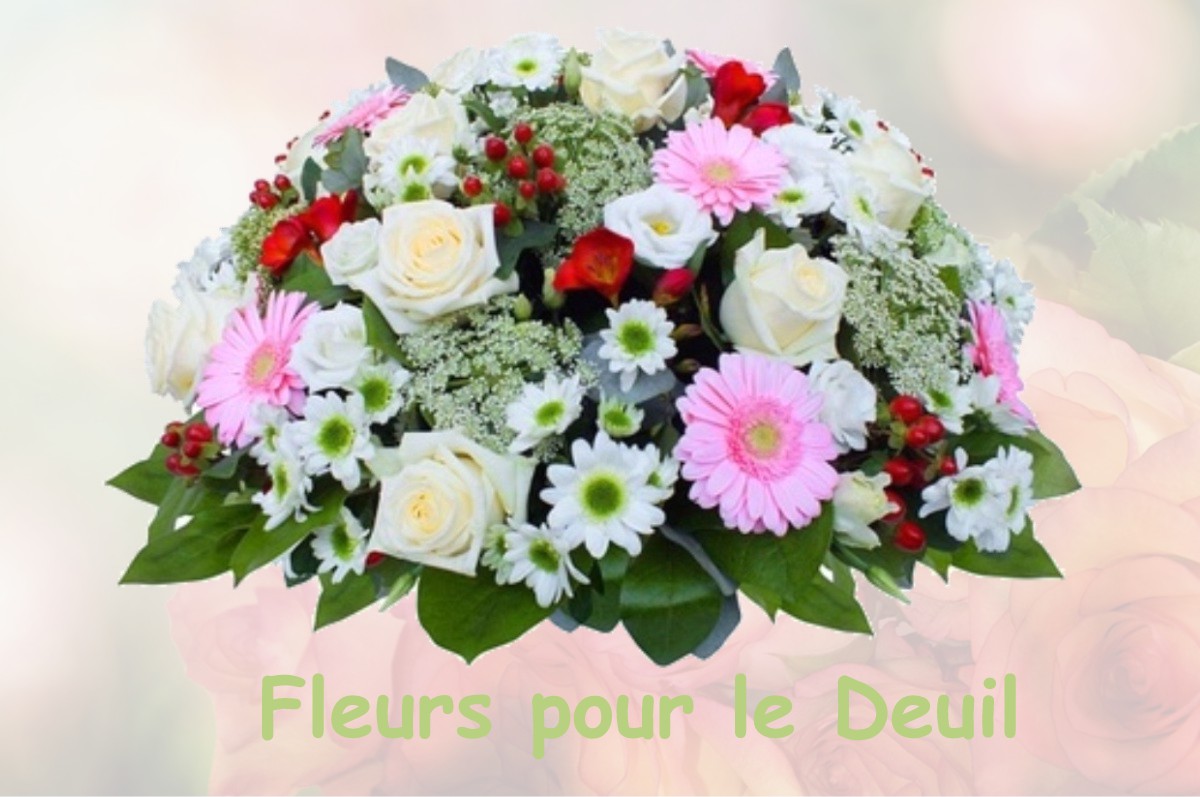 fleurs deuil MONTSOUE